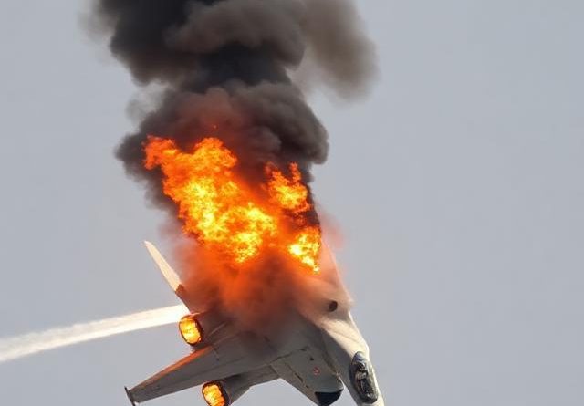 Indian Tejas fighter jet crashes in a ball of fire at Dubai Airshow, killing pilot