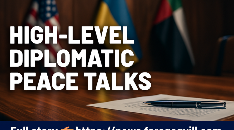 US brokers Ukraine talks in Abu Dhabi as Trump tries to push through deal